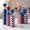 B, variant on Cififendec 3Pcs Patriotic Distressed Wooden Decor, Vintage Red White Blue Tabletop Centerpiece for Kitchen Dining Table & Farmhouse Mantel Holiday Ornament