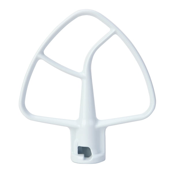 Batteur plat KitchenAid K45B (accessoire pour robot pâtissier KitchenAid), accessoire pour robot pâtissier à tête inclinable de 4,5 à 5 pintes
