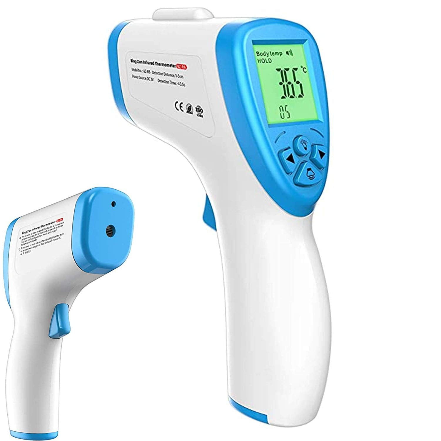 Non Contact Infrared Digital Thermometer for Body Temperature, Quick