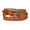 Orange-brown, variant on INSPIRE CHIC Women's Solid Color Faux Leather Belt Metal Pin Buckle Waist Belts 125cm/49.21" Black2