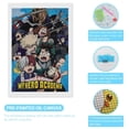 thumbnail image 3 of Diamond Art Kits for Adults My Hero Academia Diamond Art Gem Art Painting Full Drill Round Art Gem Painting Kit for Home Wall Decor Gifts 8"x12", 3 of 7