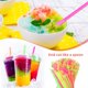 thumbnail image 5 of Pajitas para cuchara Snow Cone Easy, 500 unidades, desechables, de plástico, 5 of 7