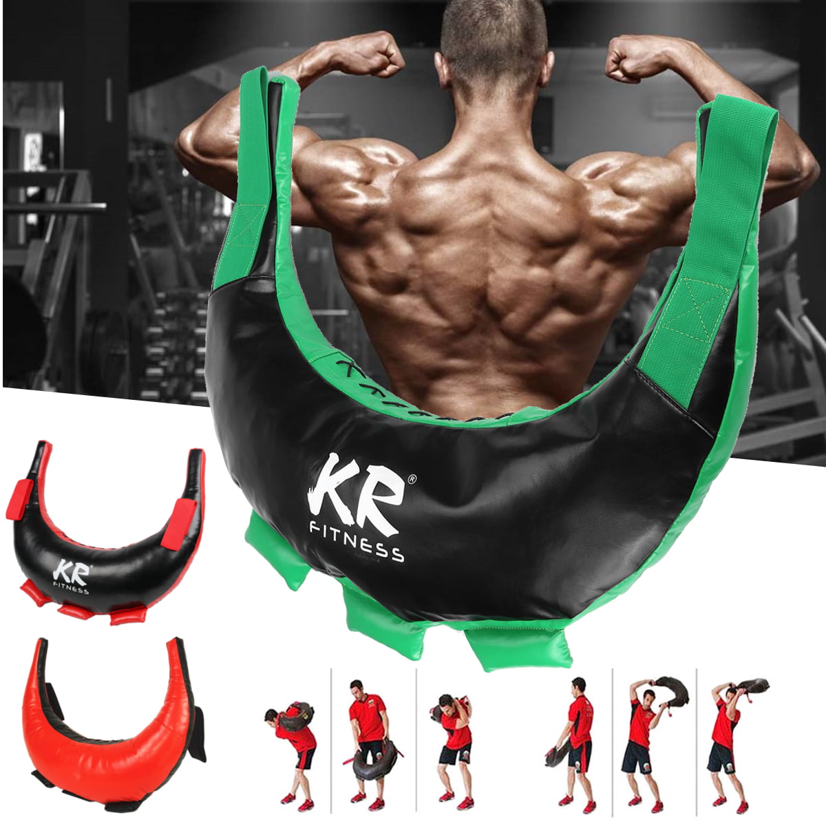 Power Bag Strength Conditioning 15kg Fitness Crossfit Filled Boxing Exercise MMA 