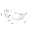 thumbnail image 1 of CLEAR SAFETY GOGGLES EYE PROTECTION GLASSES WORK MEDICAL INDUSTRIAL LABORATORY, 1 of 5