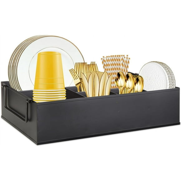 Paper Plate Utensil Caddy