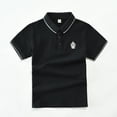 thumbnail image 3 of snilers Girls School Uniform Short Sleeve Golf Shirts Crown Embroideried Button Collared Tee Tops Preppy Clothes 3-16 Years, 3 of 5