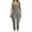 Gray, variant on Wdfiry Women's Yoga Jumpsuits One Piece Tank Tops Rompers Sleeveless Exercise Gym Workout Jumpsuits