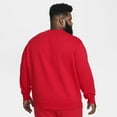 thumbnail image 2 of Nike Sportswear Club Fleece Men's Crew Color: University Red/White Size: S, 2 of 4