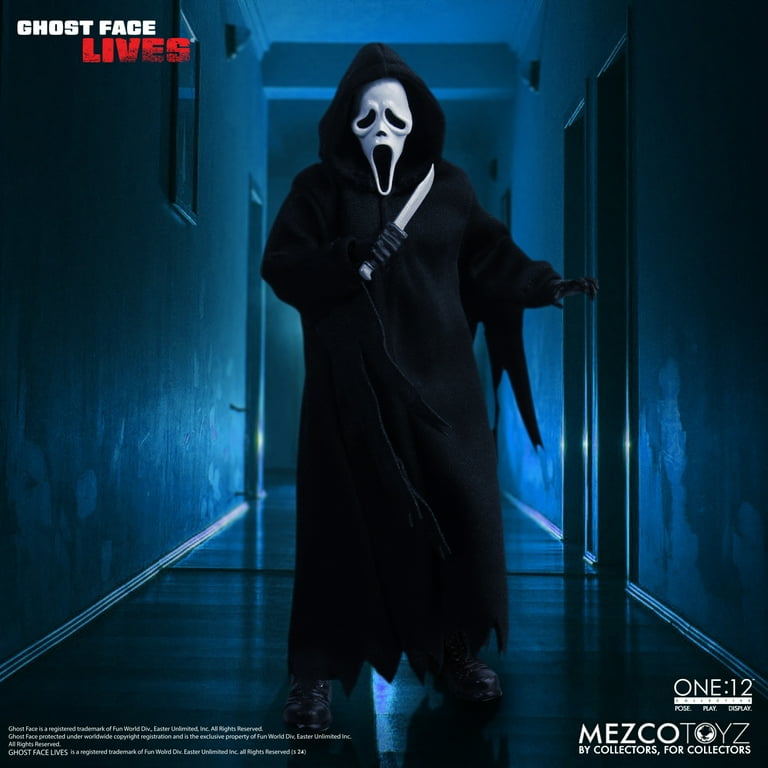 Scream Ghost Face Lives Action Figure One:12 Mezco Toys - Walmart.com