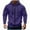 Purple, variant on Fashion YLSDY Hoodies for Men Full Zip Mens Hoodies Fleece Casual Drawstring Long Sleeve Sweatshirts Sports Hooded Jacket Black XXL