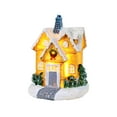 thumbnail image 2 of Christmas Village LED Lighted Houses Set, Indoor Room Decor Collectible Buildings, Festive Holiday Home Decoration,C, 2 of 6