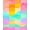 Multicolor Rainbow, Pattern 2, variant on ODIKA Abstract Pink Pastel Shapes Doodle Border Squiggles Orange Pet Friendly & Kids Safe for Bedroom, Bedside, Nursery