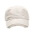 thumbnail image 5 of SikaFu Baseball Hat Female New Spring And Summer Wild Soft Top Hip Hip Hip Hip -Hop Hats Outdoor Student Retro Personality Broken Hole Shading Cap, 5 of 9