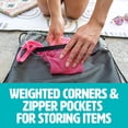 thumbnail image 6 of POP 'N GO Water Repellent Picnic Blanket - Camping Blankets - Royal Rainbows, 6 of 7