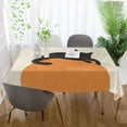thumbnail image 3 of Yayeee Tablecloths 54" x 54" Rectangle Wrinkle Resistant Party Table Cover, Sleeping Black Cat, 3 of 8