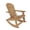 Teak, variant on Costaelm Florence HDPE Adirondack Rocking Chair, Taupe