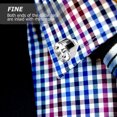 thumbnail image 4 of HOOWIFFY Barra Para Cuello De Camisa Con De Plateado Para Elegancia Masculina, 4 of 8