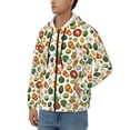 thumbnail image 3 of Honeii Lemon Fruits Vegetables Print Hoodies for Men, Pullover & Full Zip, Breathable Zip up Hoodie, Sweatshirt-Medium, 3 of 5