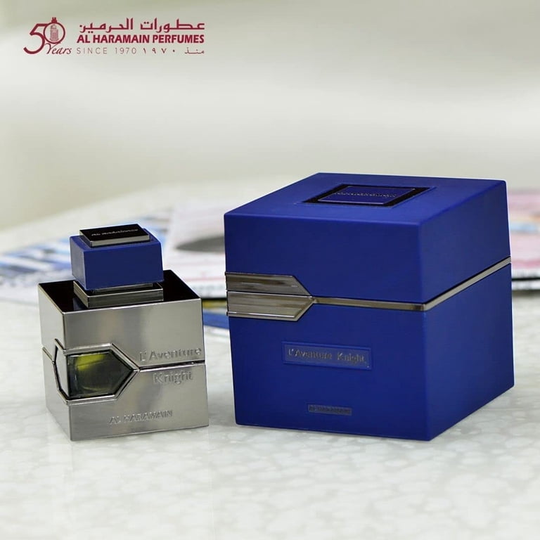 L'Aventure Knight by Al Haramain Eau De Parfum Spray 3.3 oz for