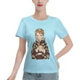 thumbnail image 1 of T-Shirt Basique à Manches Courtes pour Femmes Demon Slayer Blade Tanjiro, 1 of 6