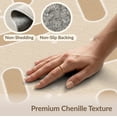thumbnail image 6 of ODIKA 9'x12' Brown Beige Geometric Pattern Design Washable Area Rug Modern Aesthetic for Master Suite, California King, Under Bed, Non-Shedding, Easy Care, 6 of 7