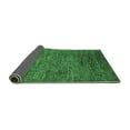thumbnail image 2 of Ahgly Company Indoor Rectangle Abstract Emerald Green Modern Area Rugs, 2' x 3', 2 of 4