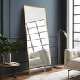 thumbnail image 3 of ZXNYH Full Length Mirror 65"x22" Sleek Arched-Top Floor Mirror Bedroom Dressing Mirror Arched Wall Mirror Standing Leaning Hanging (Black), 3 of 6
