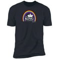 thumbnail image 5 of The King is Coming Men’s Premium Short Sleeve Tee Shirt, 5 of 11