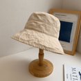 thumbnail image 4 of Sombrero de pescador que cubre la cara para mujer, sombrilla fina de ala grande plegable de pelo corto, protector solar que combina con todo, sombrero de pescador para verano, 4 of 6