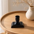 thumbnail image 3 of 2026 Halloween Indoor Decorations Black Vintage Candle Holders Rectangular Plastic Taper Candlestick Holders Halloween Decor Candelabra Base, 3 of 8