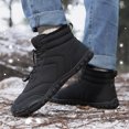 thumbnail image 3 of Botines Con Forro Cálido Botas Nieve Invierno Impermeables Antideslizantes para Viajes Al Aire Libre, 3 of 9