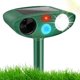 thumbnail image 1 of Ahuyentador de pájaros, ahuyentador de gatos verde, ahuyentador de animales con energía solar, ahuyentador ultrasónico, ahuyentador exterior impermeable con sensor de movimiento y luz intermitente para perros de granja, pájaros, zorros. oso de fresa Electrónica, 1 of 5