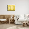 thumbnail image 3 of Stupell Industries Howdy Phrase on Yellow Typography Painting Black Floater Framed Canvas Art Print Wall Art, 31 x 25, 3 of 10