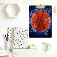 thumbnail image 4 of FMSHPON Basketball Clipboard Hardboard Wood Nursing Clip Board and Pull for Standard A4 Letter 13x9 inches, 4 of 7