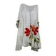 thumbnail image 1 of Vestido HUOGUO Vintage Floral Manga 3/4 para mujer, talla grande, 1 of 5