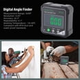 thumbnail image 4 of Digital Inclinometer Level Box Double Mode Measurement 360 Rotating Screen LED Backlights For Woodworking, 4 of 11