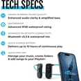 thumbnail image 5 of H2O Audio Sonar 2 PRO Waterproof Bone Conduction Headphones for Swimming – Open-Ear Underwater IPX8 Waterproof - MP3 Player with Playlist+ App for Bluetooth Streaming - 10 Hour Battery Life, 5 of 9
