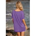 thumbnail image 5 of EKOUAER Women's Swimsuit Beach Cover Up Short Sleeve Cover Ups for Swimwear Bathing Suit Coverups, 5 of 6