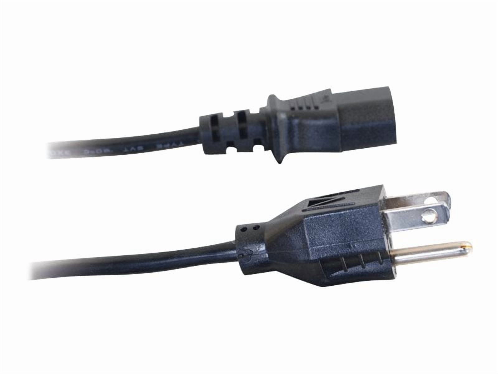 C2G 6ft 14 AWG Premium Universal Power Cord (NEMA 5-15P to IEC320C13) - power cable - 6 ft