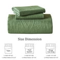 thumbnail image 6 of Davulos 2 Pieces Twin Quilt Bedding Set Lightweight Soft Bedspread Coverlet Coin Pattern for All Seasons,Dark Green(1 Quilt, 1 Shams), 6 of 8