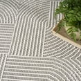 thumbnail image 6 of Nourison Textured Home 5'3" x 7' Grey Ivory Modern Indoor Rug, 6 of 8