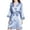 Grey, variant on Women's Satin Robe Kimono Bathrobe Loungewear Soft Lace Light Summer Pure Robes Silk Navy One Size