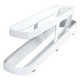 thumbnail image 1 of Dispensador de huevos para refrigerador de 2 niveles Portahuevos de cocina con desplazamiento automático (blanco) JShteea  Libre de BPA, 1 of 4
