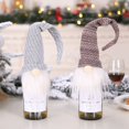 thumbnail image 2 of Christmas Decorations Faceless Santa Claus Doll Wine Bottle Cover Christmas Champagne Decoration Wine Bottle Bag Dropshipping, 2 of 5