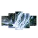 thumbnail image 1 of Moderno 5 piezas de PVC, pintura de arte, impresión digital, murales, paisaje, paisaje Cascada Verde Musgo SM SunniMix Cinco pintura decorativa, 1 of 8