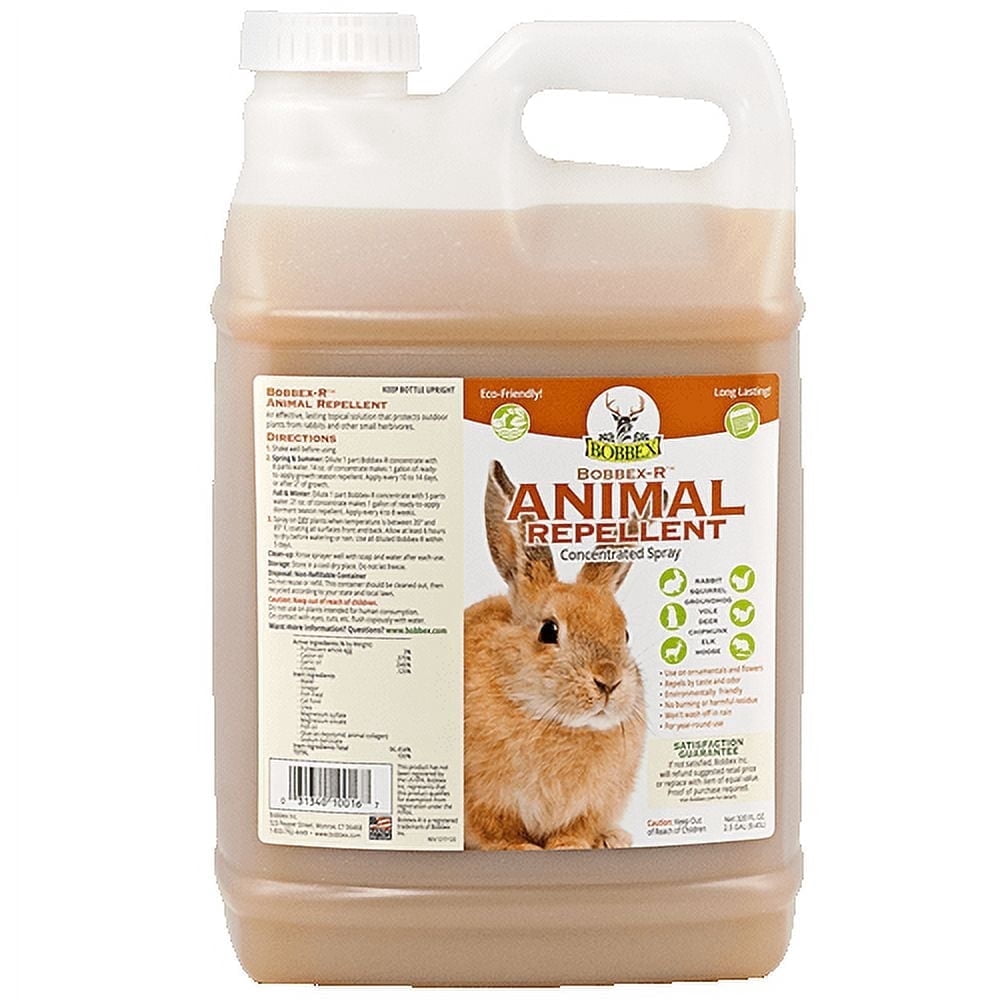 Bobbex Animal Repellent Concentrate Rabbit, Squirrel, and Chipmunk Repeller (2.5 gal.) DV-20HW-YGV7 2.5 Gallon