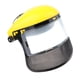 thumbnail image 2 of Escudo de cara de recortadora Guardia forestal de la cara forestal para tareas de motosierras Minería de jardinería Amarillo, 2 of 8