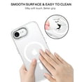 thumbnail image 3 of GAOBAO Magnetic Case for iPhone 16e / iPhone 17e, Compatible with MagSafe, Skin Feel Shockproof Anti-Fingerprint Protective Cover for 6.1", White, 3 of 7