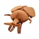 thumbnail image 4 of Mochila Juguete Moda Divertida para Mujer Correas Dobles para Niños Mujeres Compras marrón oscuro, 4 of 8