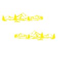 thumbnail image 3 of Car Stickers Waterproof 150cm Tree Mountain Car Decoration Decals, 3 of 7
